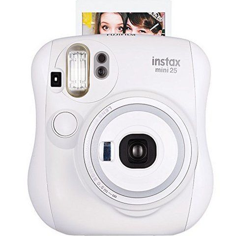 富士instax mini 25一次成像相机 白色款538元包邮，记录生活的每一种可爱